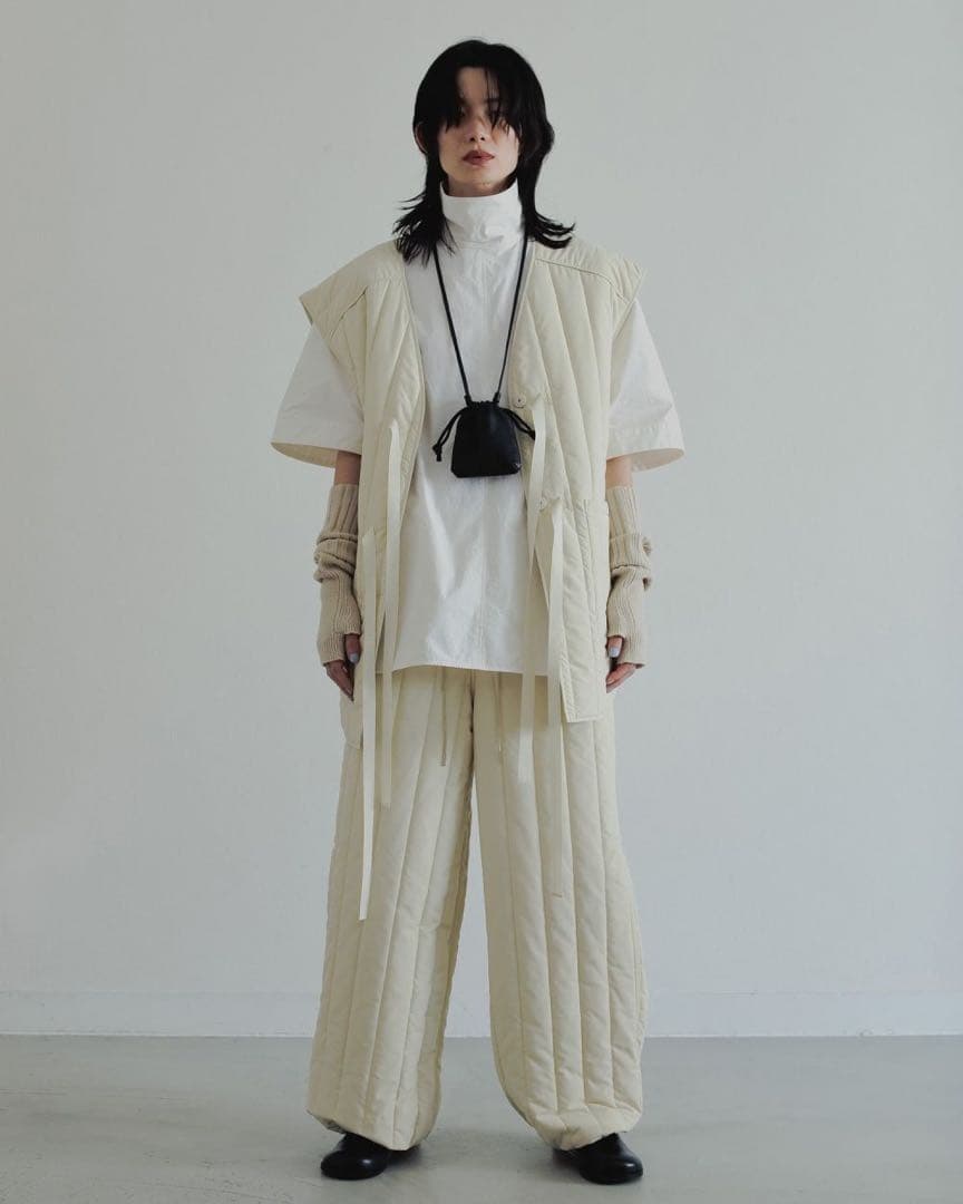 パンツ anuke Padding Loose Pants