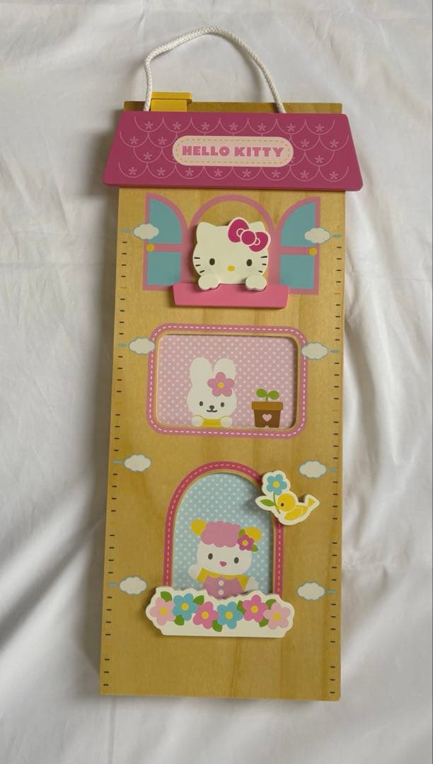 【希少！超レア品！ 】ハローキティ 身長計 フォトフレーム ウッドフレーム