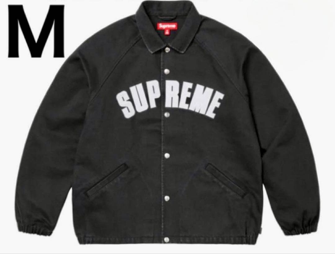 Supreme Arc Denim Coaches Jacket 黒 Mサイズ