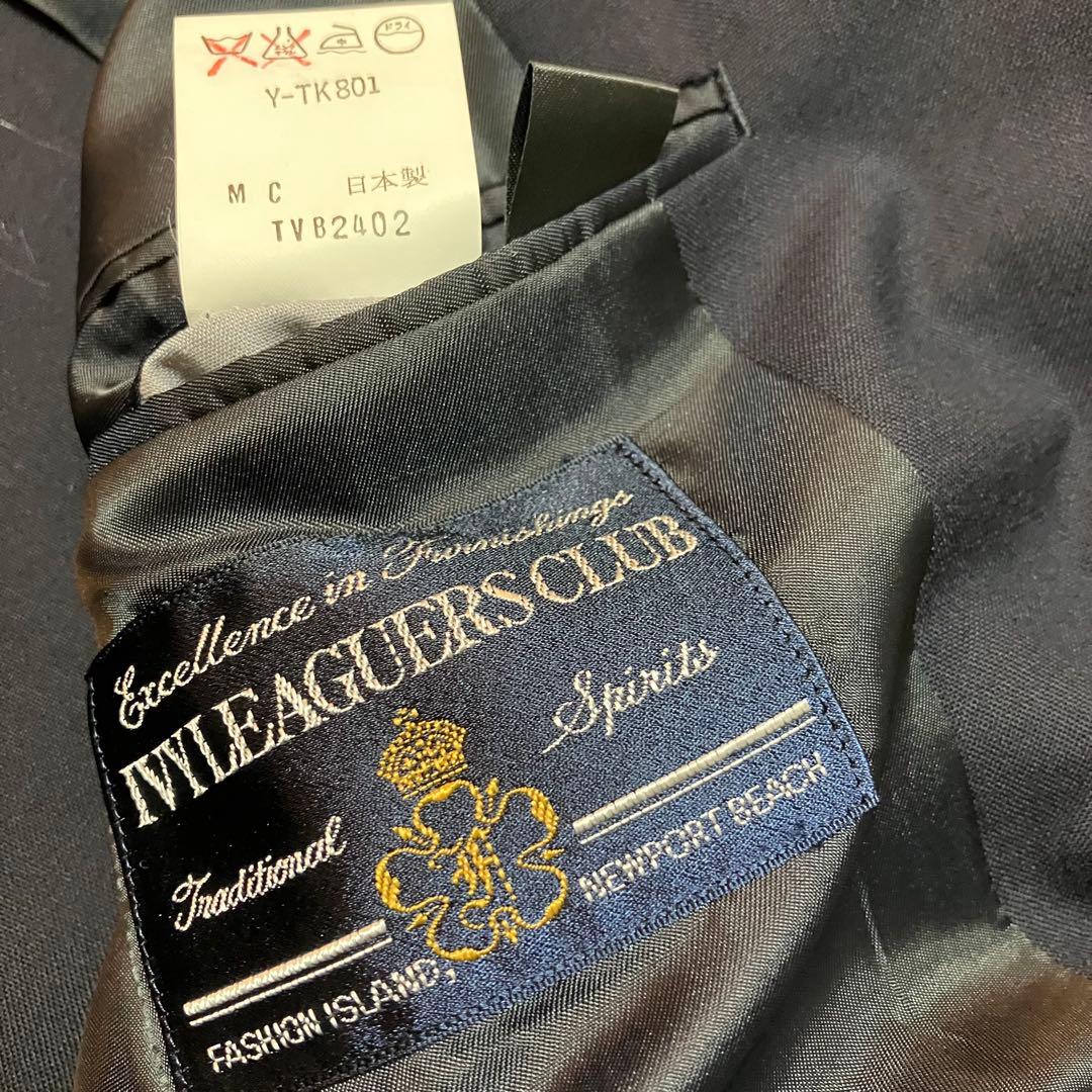 【極美品】 IVY LEAGUERS CLUB 紺ブレ ダブルブレスト 金ボタン