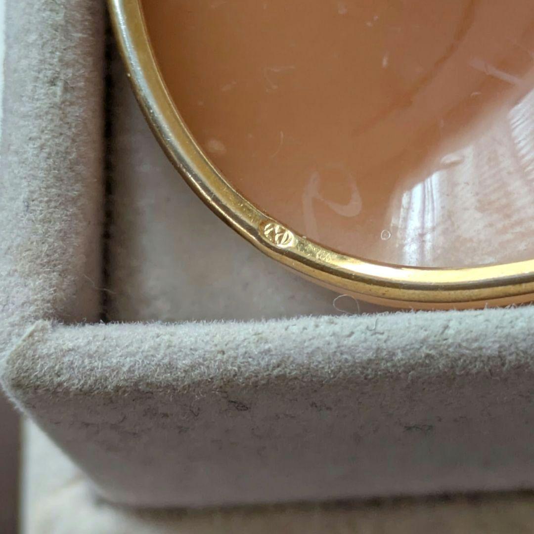 М刻印 イタリア シェルカメオ ブローチ ペンダント cameo 貴婦人