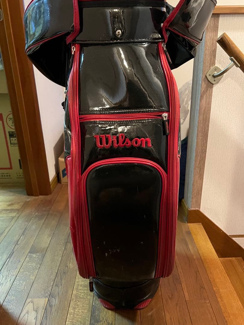 Wilson DEEP RED ゴルフバッグ アイアンセット付き