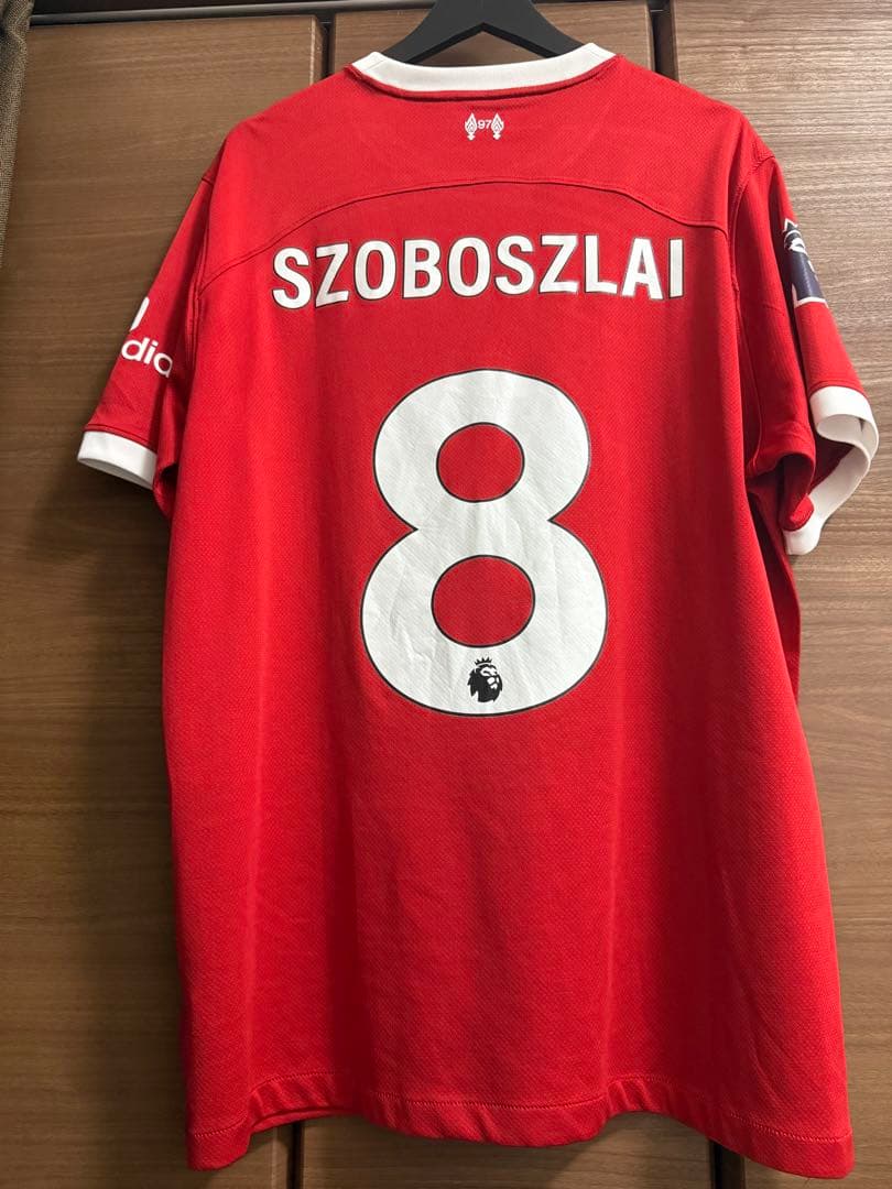 【正規品】リヴァプール23/24ホームユニフォーム ソボスライ オーセンティック