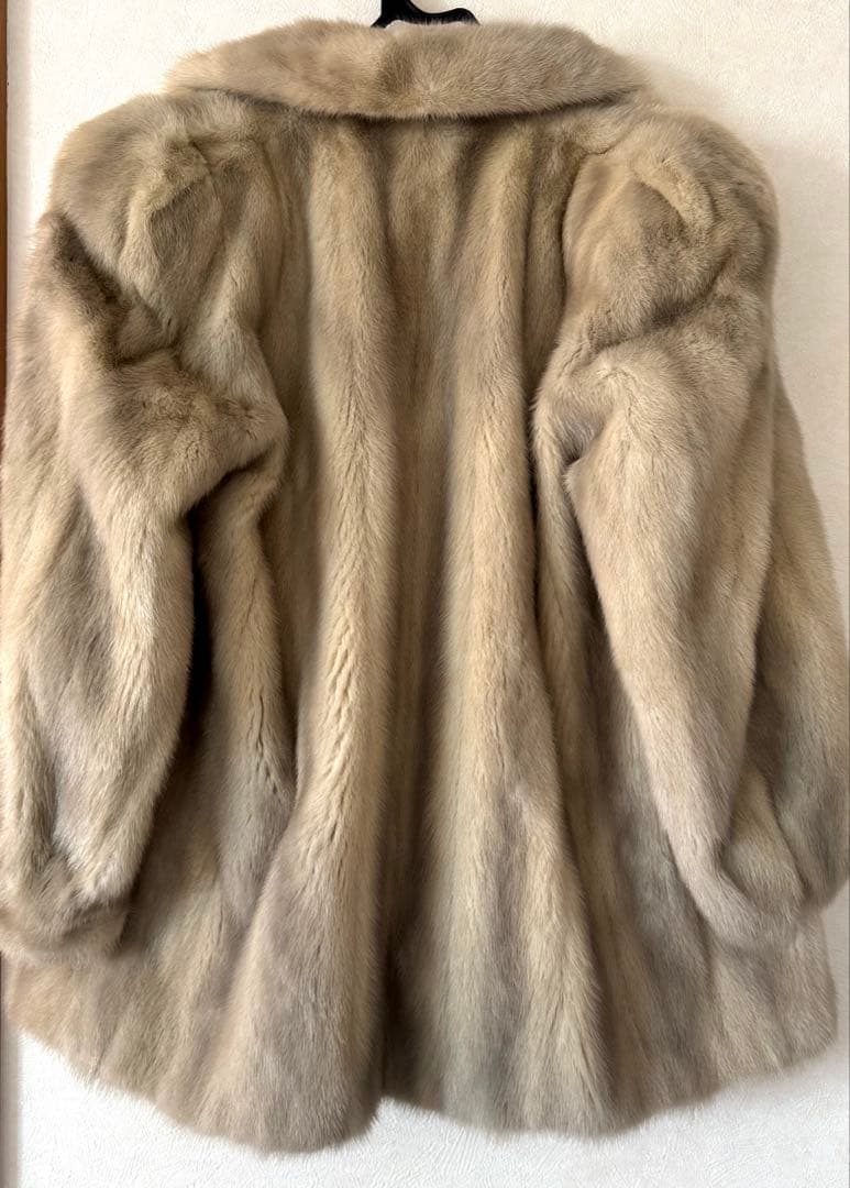 Y2K MG SABLE 毛皮コート　ファーコート リアルファー　13号　L