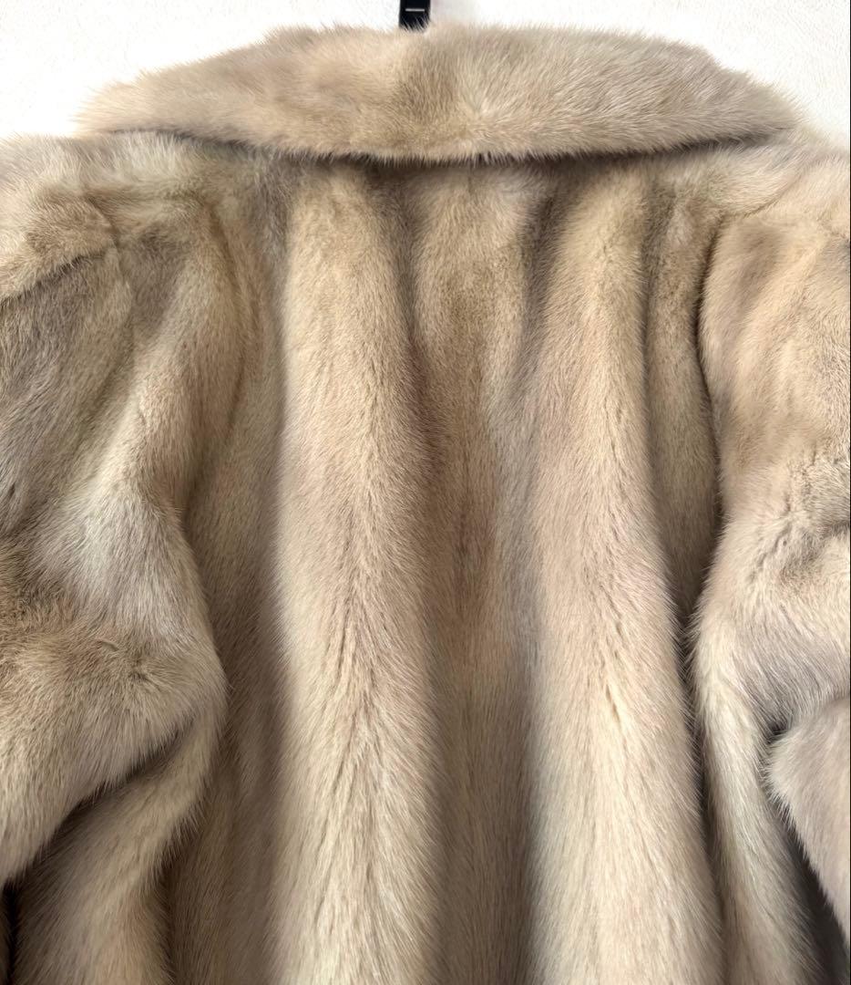 Y2K MG SABLE 毛皮コート　ファーコート リアルファー　13号　L