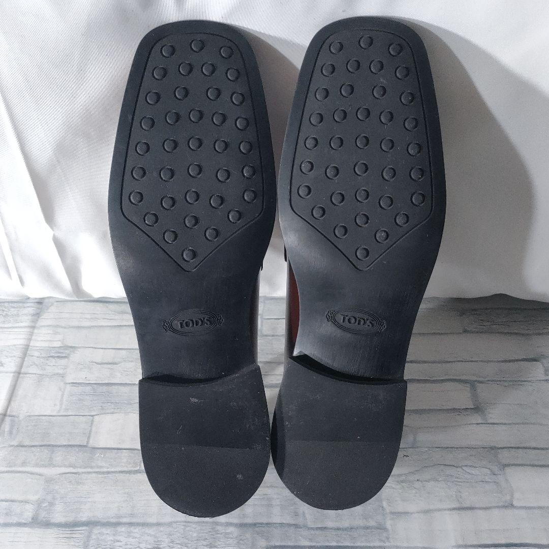 保存袋付き✨TOD'S　レザーローファ　タイムレス　ブラウン×ゴールド　37