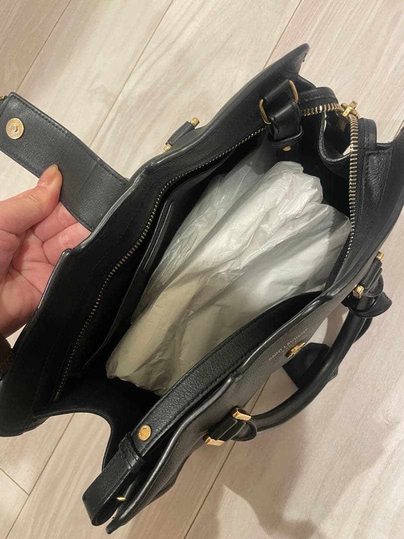 【サンローランベイビーカバス】YSL ブラック ハンドバッグ