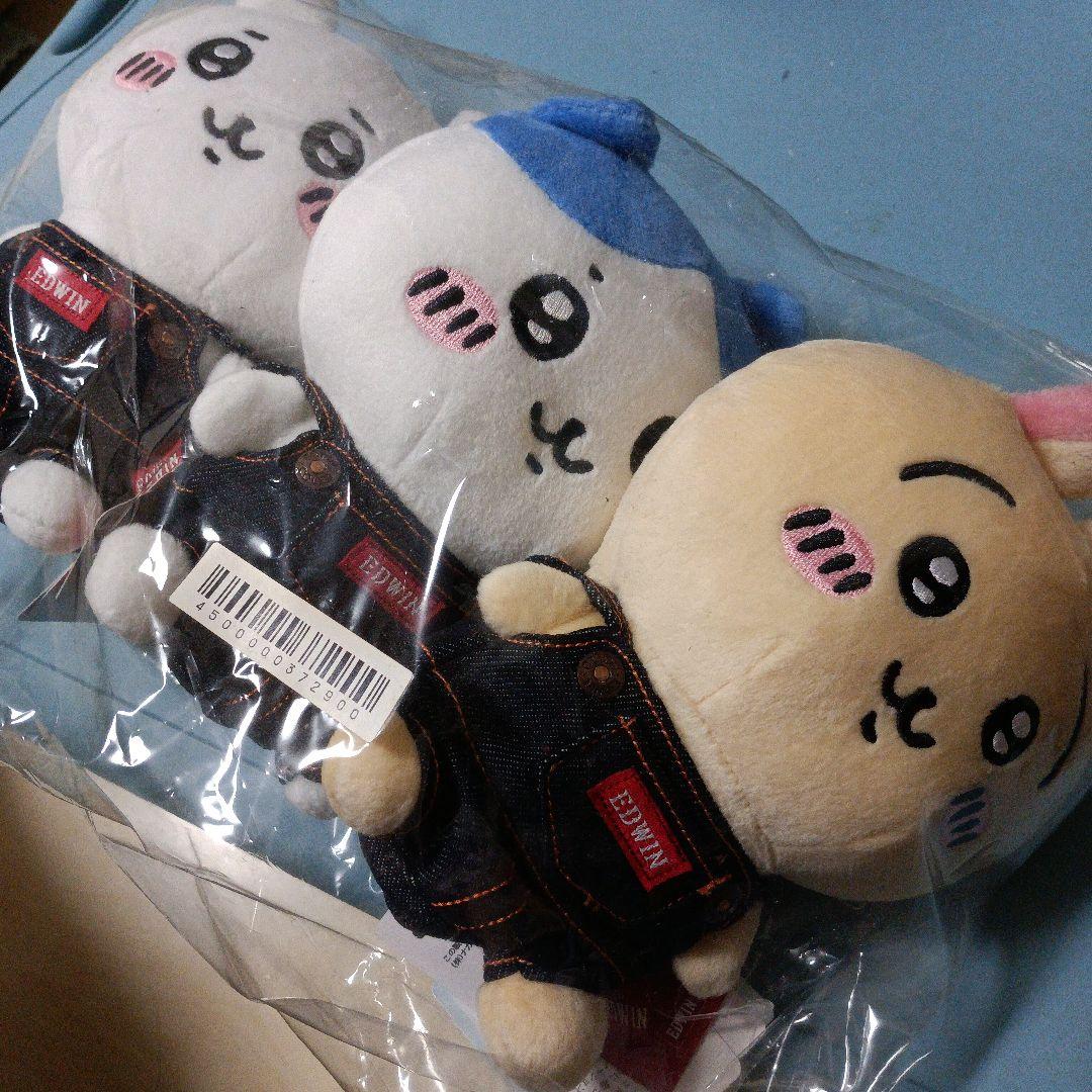 【激レア】EDWIN ちいかわ ぬいぐるみ3体セット その他ちいかわ