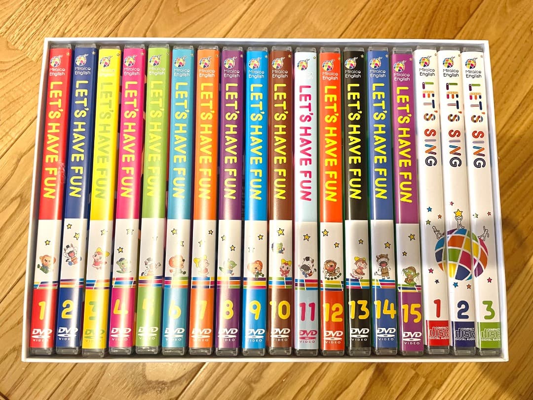 ミライグリッシュDVD全15巻　CD全3巻セット