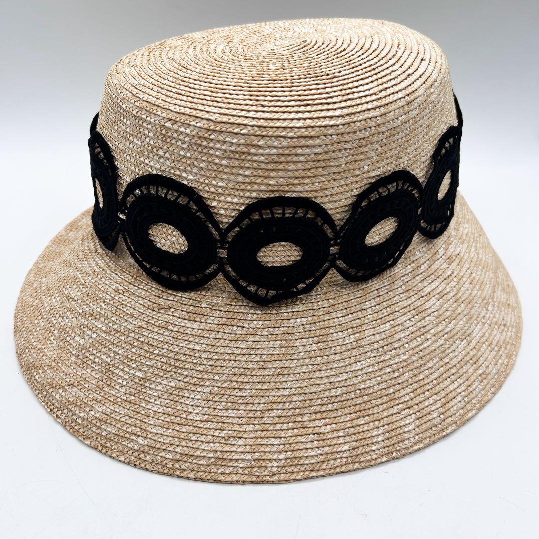 【新品】 UN3D. LACE HATハット 麦わら帽子 スローハット