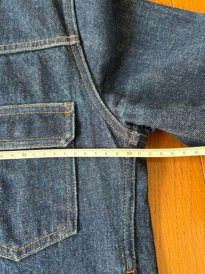 美品濃紺APCアーペーセー2ndセカンドトラッカージャケットジージャンL