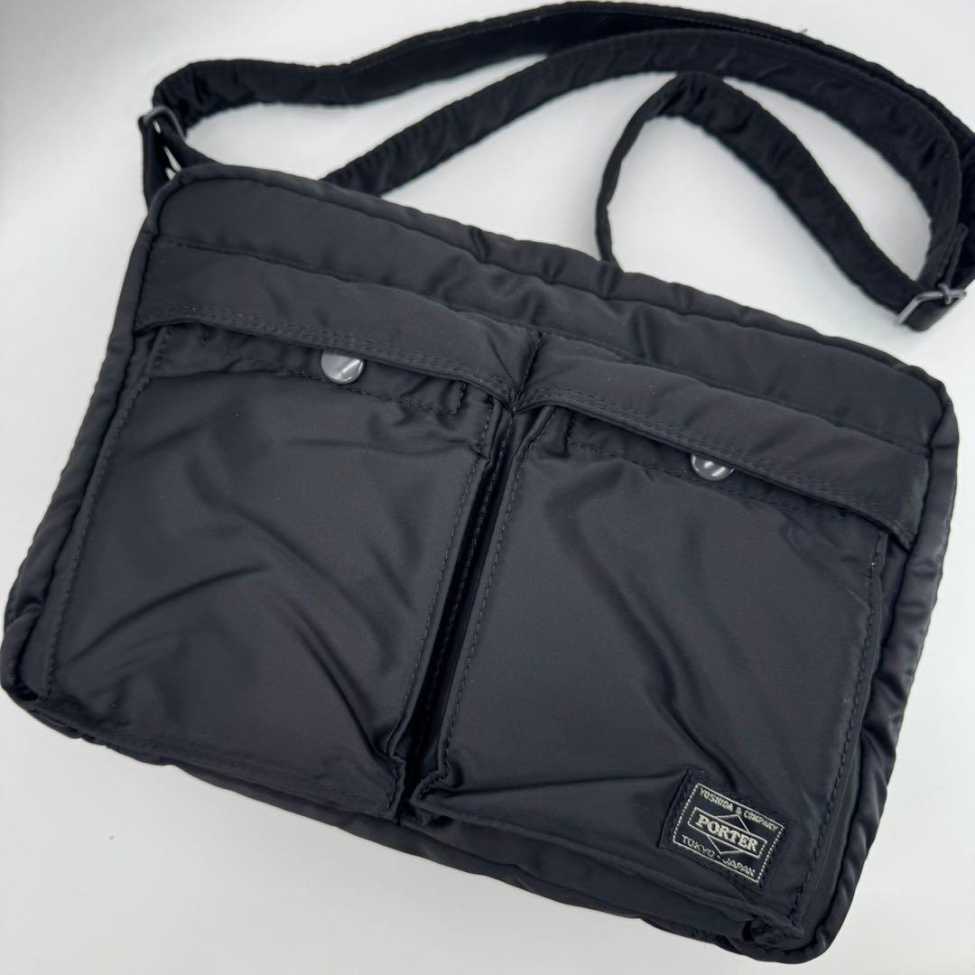 未使用級✨ポーター ショルダーバッグ タンカー TANKER L ブラック