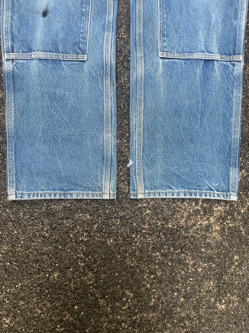 か*じ様 Carhartt B07 DNMカーゴパンツ ダメージ加工 ブルー 3