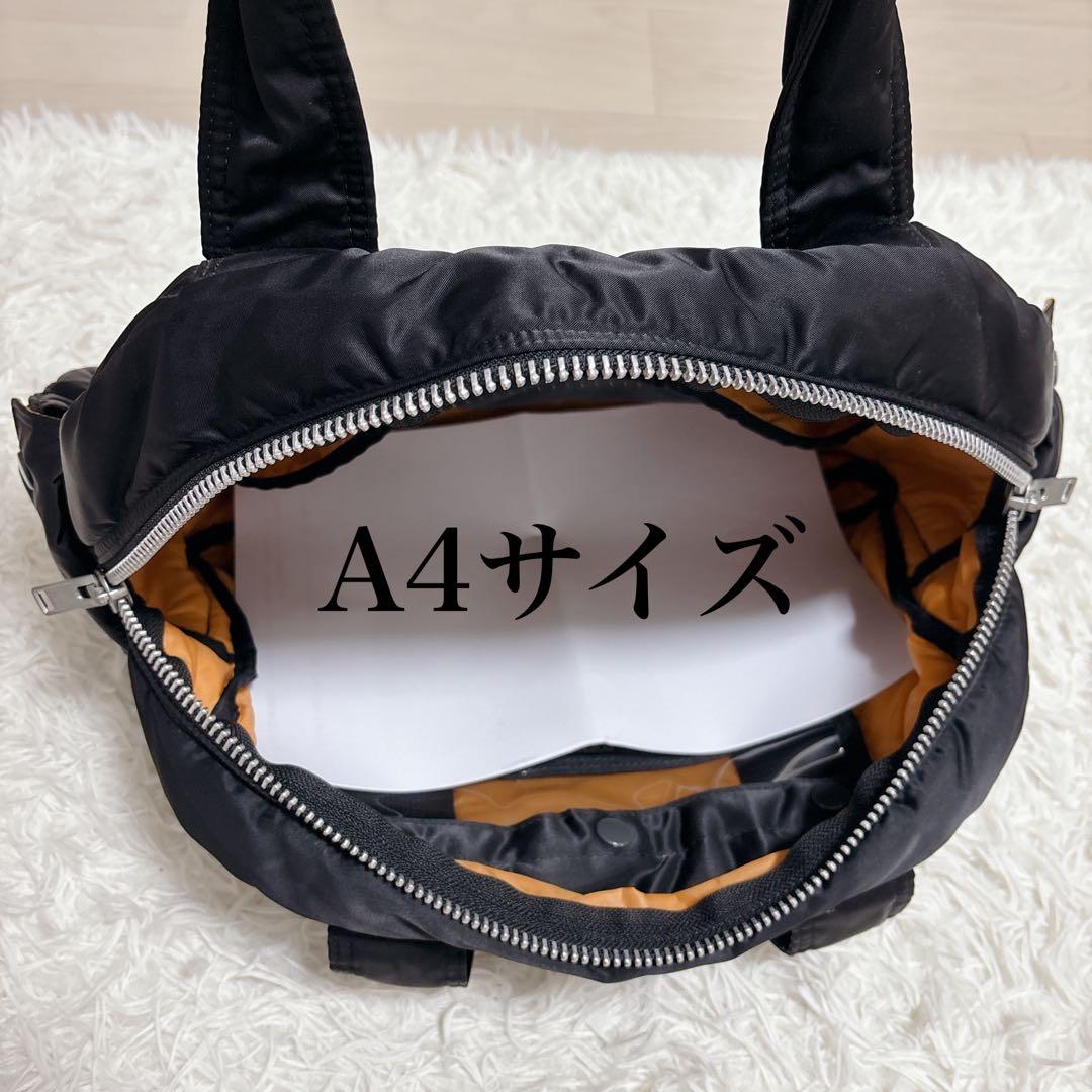 【極美品】PORTER タンカー　ダッフルバッグ　ボストンバッグ ブラック L
