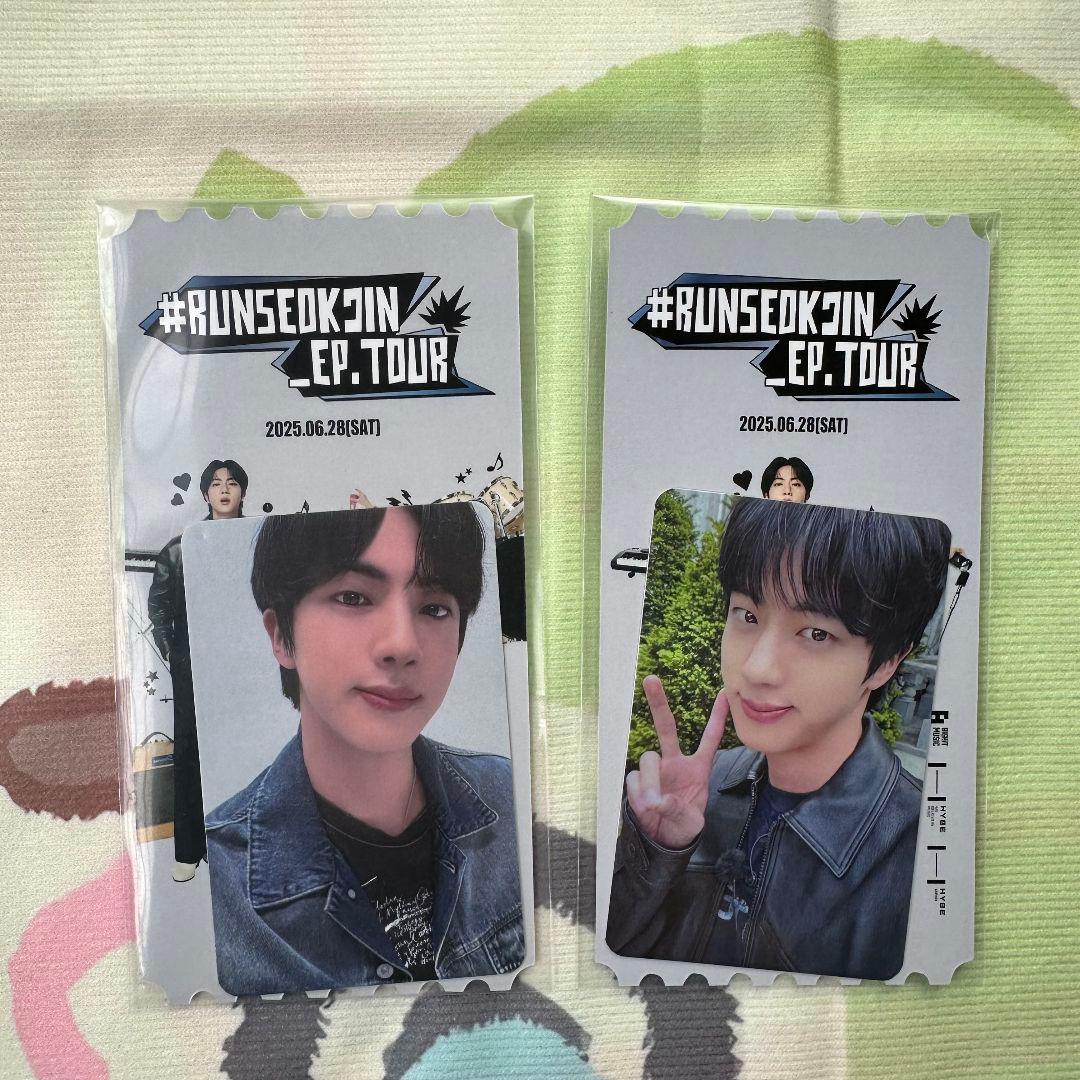 BTS 6.28 RUNSEOKJIN_EP.TOUR トレカ ジン 2枚
