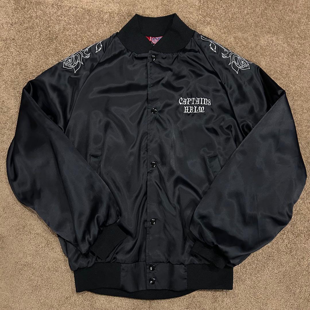 USA製　CAPTAINS HELM キャプテンズヘルム ローズ刺繍　ジャケット