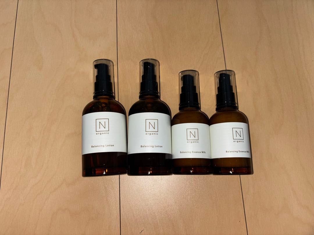 N organic バランシング ローション、エッセンスミルク2本セット