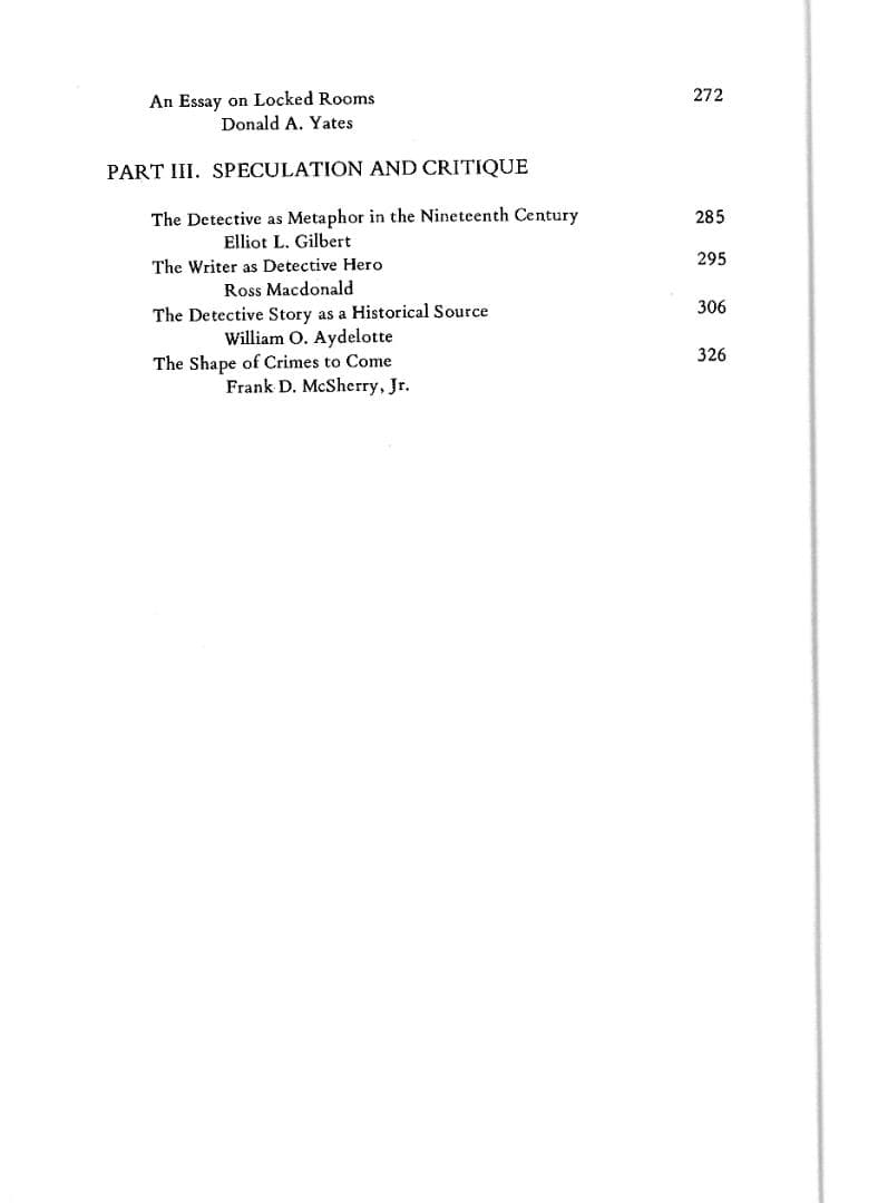 ミステリー評論・エッセイの傑作アンソロジー（洋書）