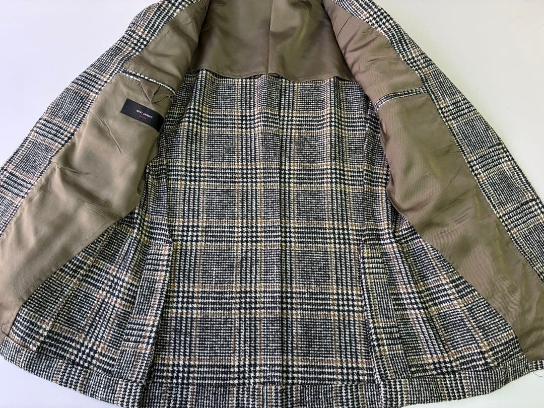 秋冬未使用品【リングヂャケットマイスター】×【フェルラ】アルパカ3BJK/46