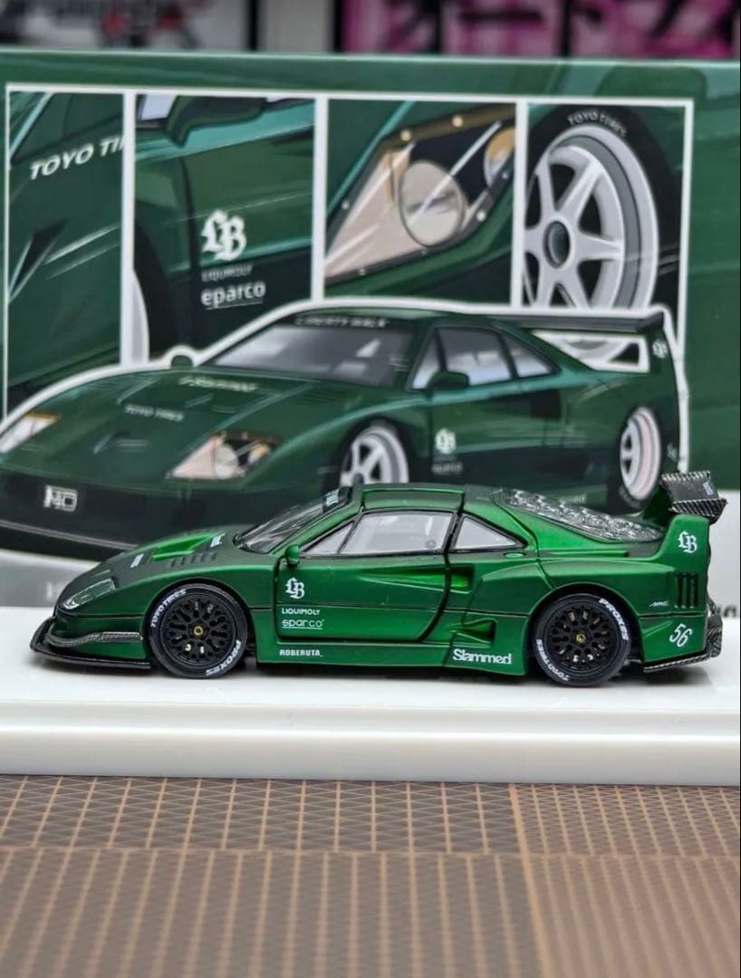 LBWK 1/64 F40杭州HEC展会限定モデル 799台ガルウィング