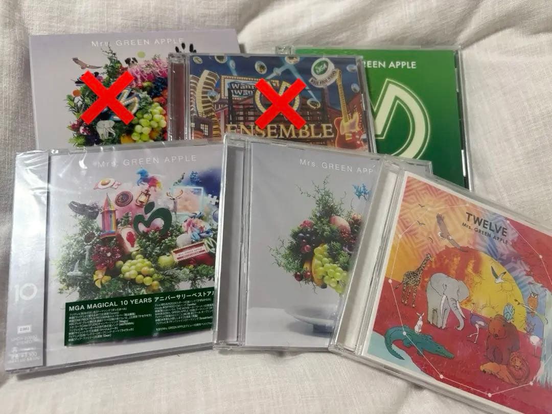 Mrs. GREEN APPLE CDまとめ売り バラ売り済あります
