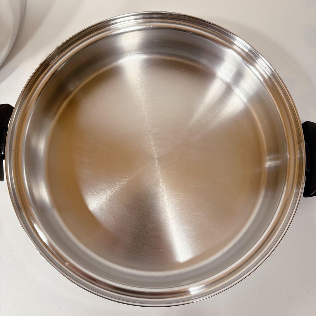 ロイヤルクイーン  QUEEN 大フライパン 6コート セットIH対応