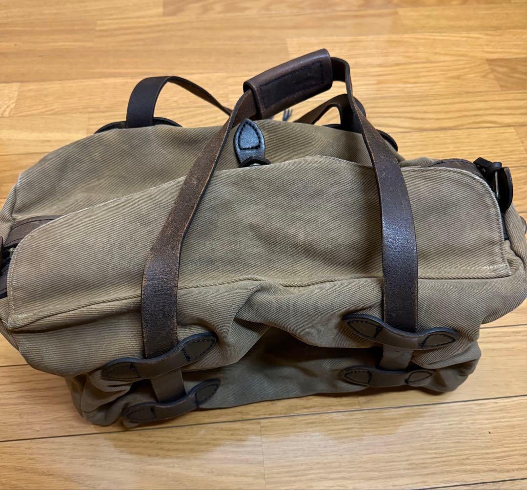 フィルソンブラウンキャンバスボストンバッグ