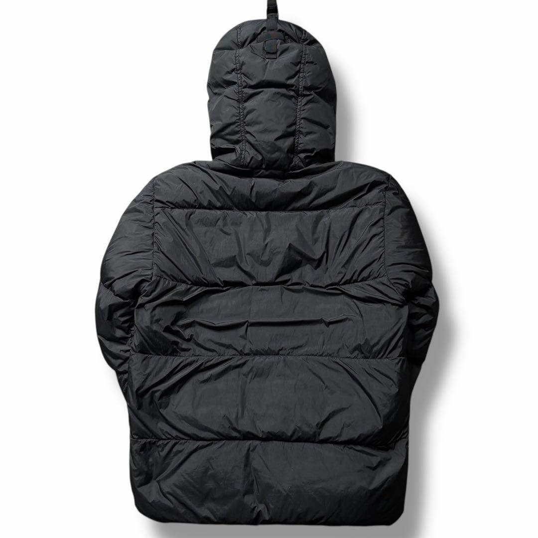 希少 ストーンアイランド ロゴ ダウン アウター ガーメントダイ archive