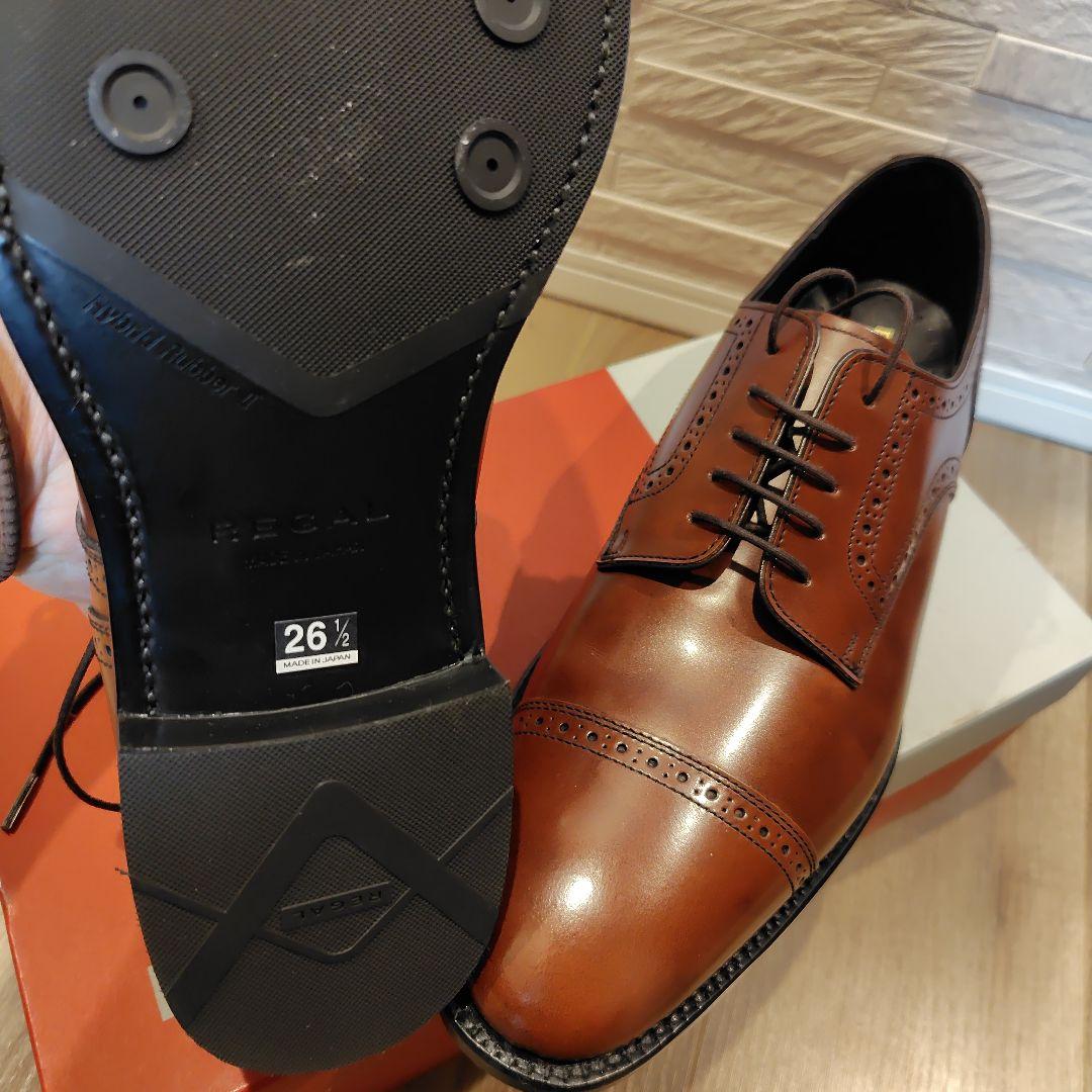 REGAL ダークブラウン 新品ドレスシューズ 日本製