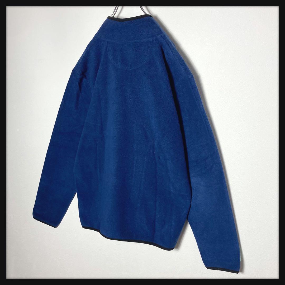 【希少モデル】ステューシー ワンポイント刺繍ロゴ ハーフジップフリース 入手困難