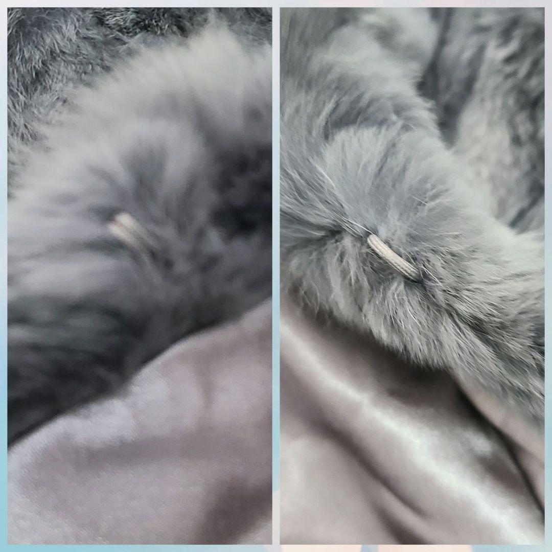 【高級】　イヴサロモン　リアルファー　レッキス　ラビット　ボレロ　ジャケット