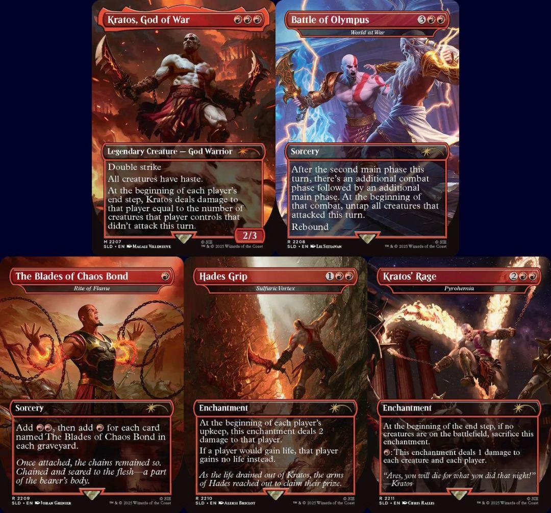 Secret Lair x god of war FOIL シークレットレイヤー