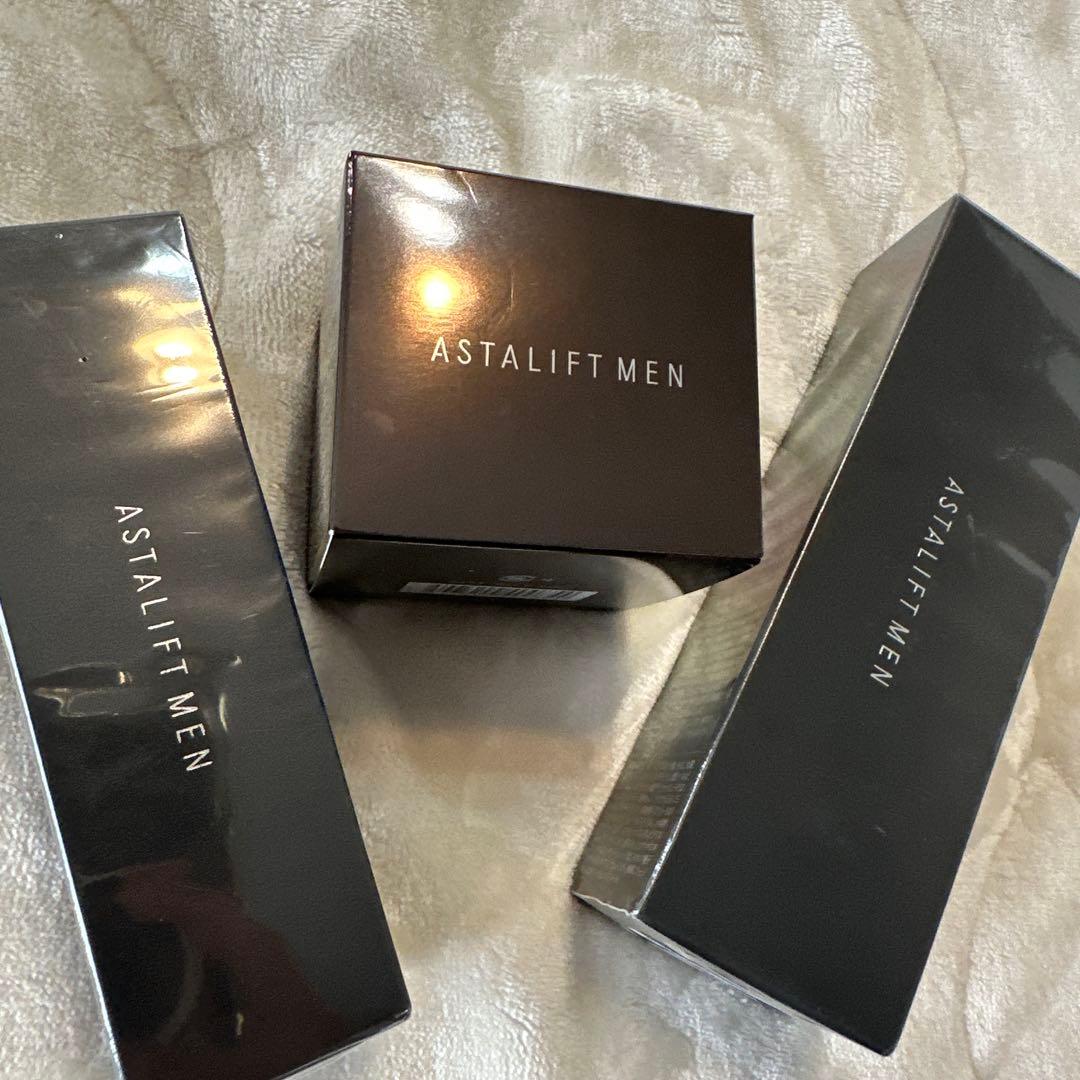 【新品未使用】ASTALIFT MEN 洗顔・美容液・乳液3点セット