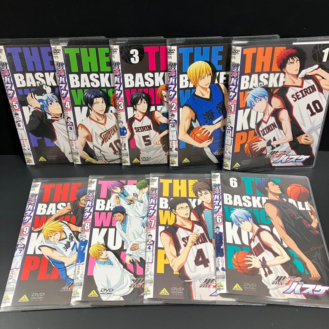 ♣︎ソフトケース収納♣︎ 黒子のバスケ 1期~3期+WC+映画 レンタルDVD