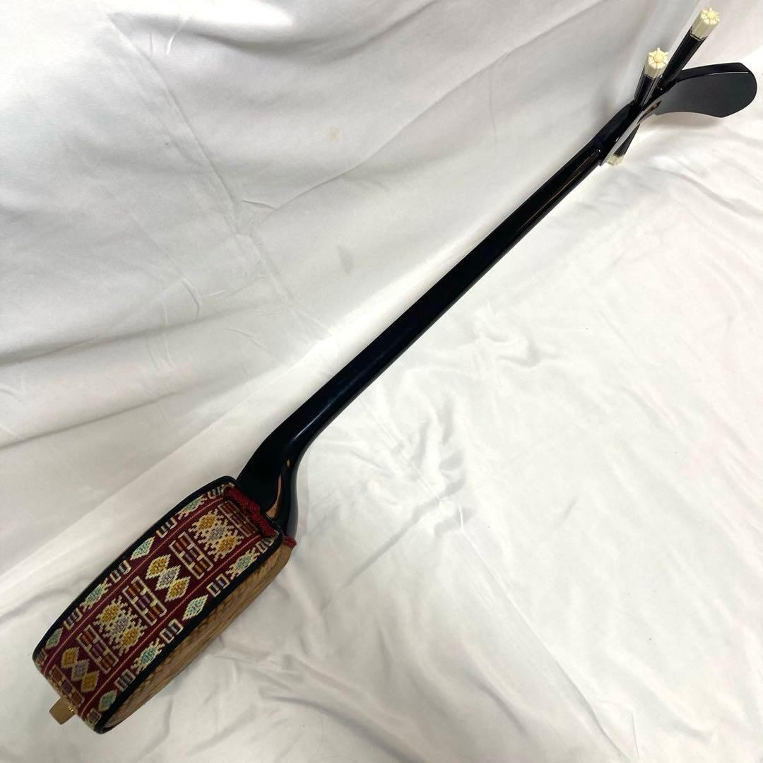 【お買得】 三線 沖縄 蛇革 蛇皮 本革 ケース 付属品 和楽器 初心者 中級者