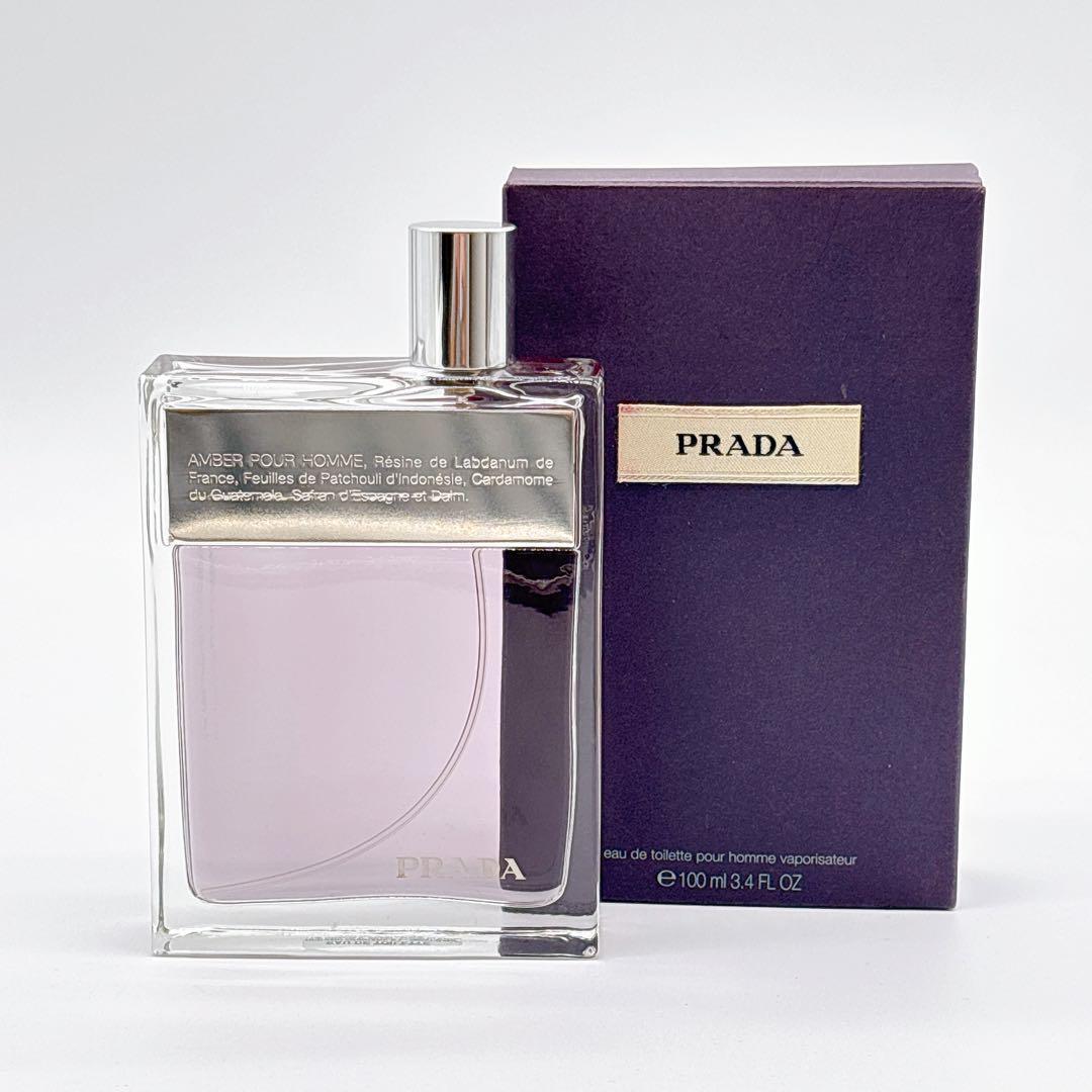 廃盤品✨ほぼ使用なし！PRADA 100ml プラダマン オーデトワレ　香水