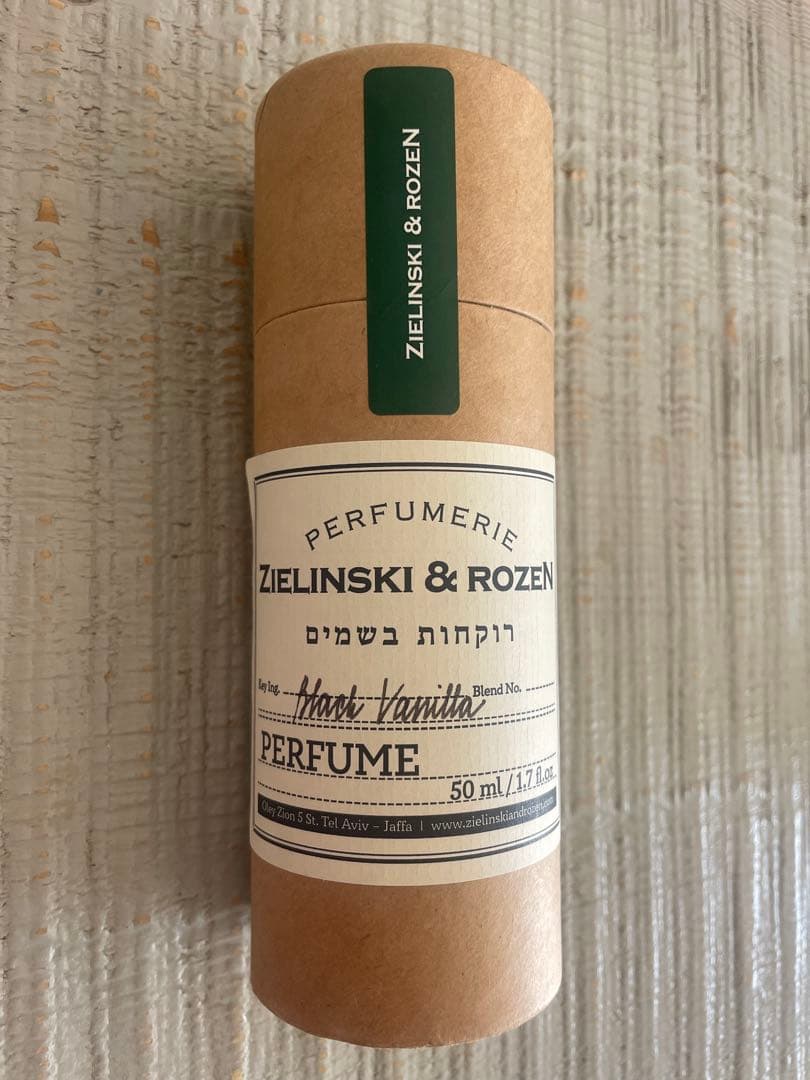正規品　Zielinski & Rozen black Vanilla