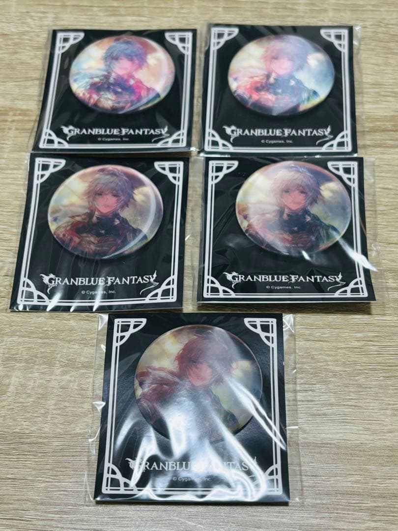 グラブル　サンダルフォン ルシフェル チェンジング　缶バッジ