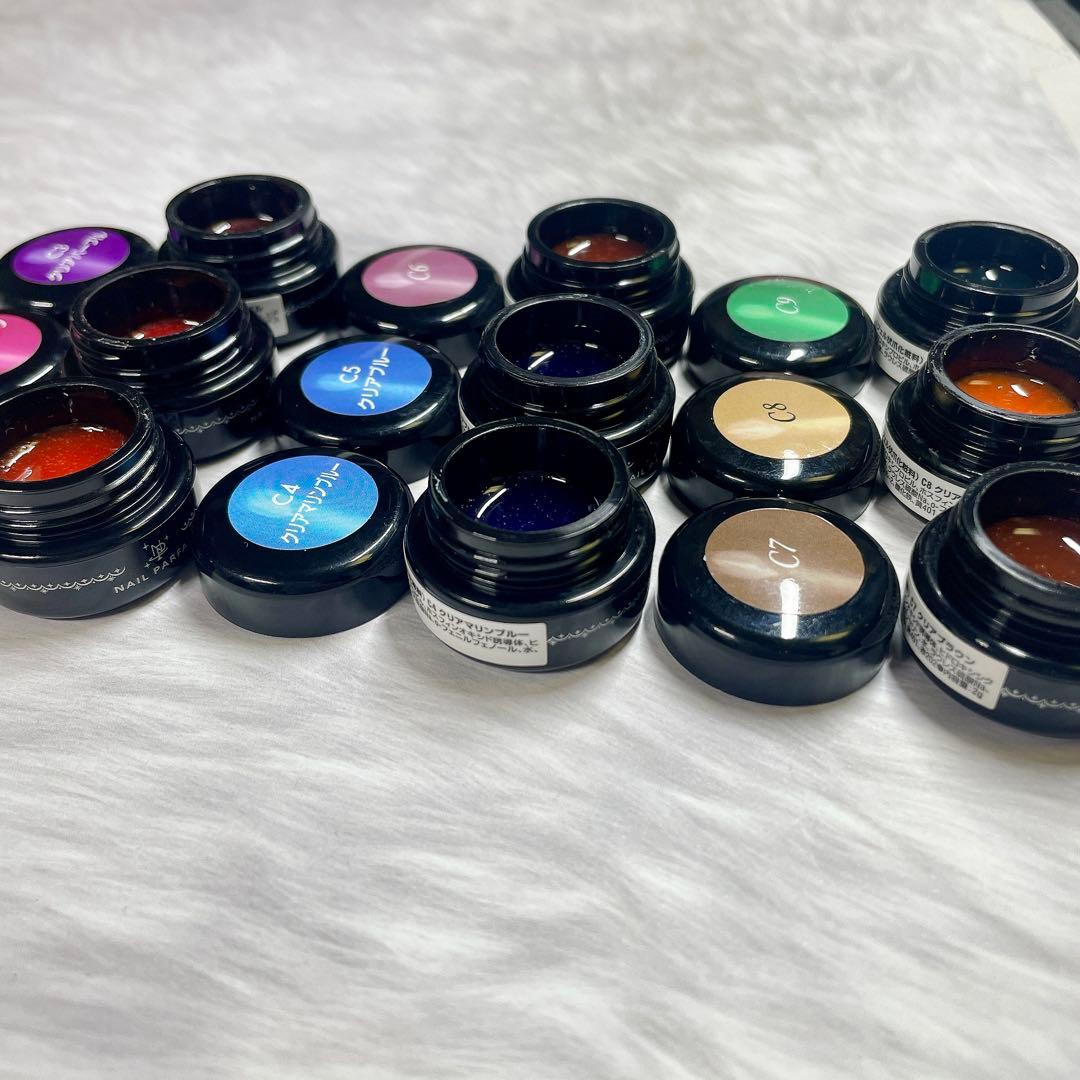トップにも使えるクリアカラージェル⭐︎ 9色セット　ネイルパフェ プロ用　　43