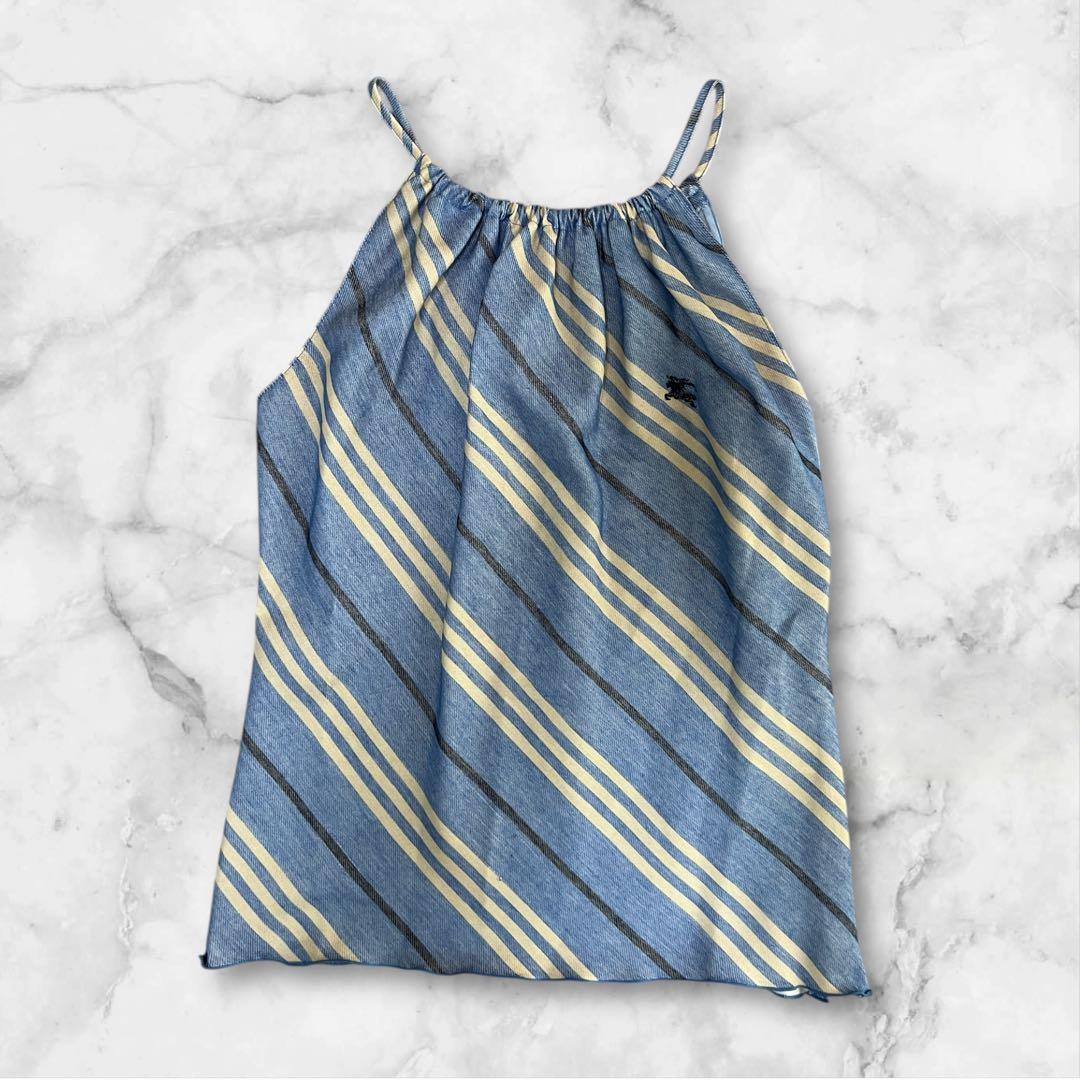 RT-138323 新品タグ付✨バーバリーブルーレーベル　ホルターネック