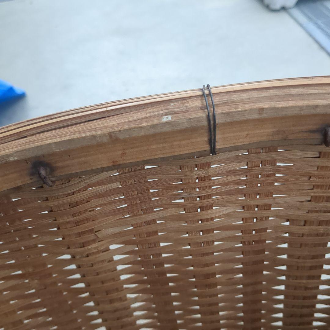 特大背負いカゴ(竹製)レトロ