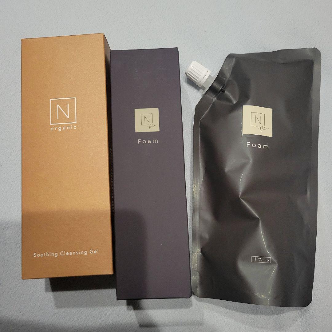 【新品未使用】エヌオーガニック　クリアホイップフォーム、詰め替え、クレンジング
