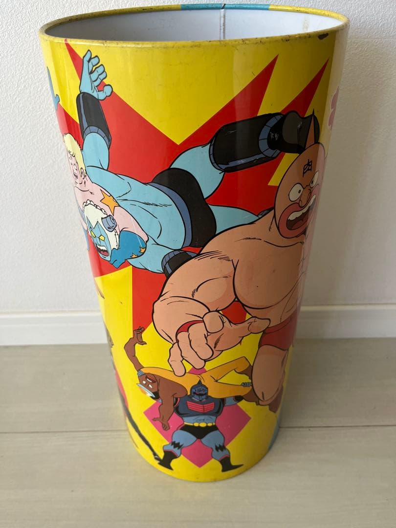 激レア　キン肉マン　ゴミ箱　ごみ箱　ダストボックス　約40年前　昭和