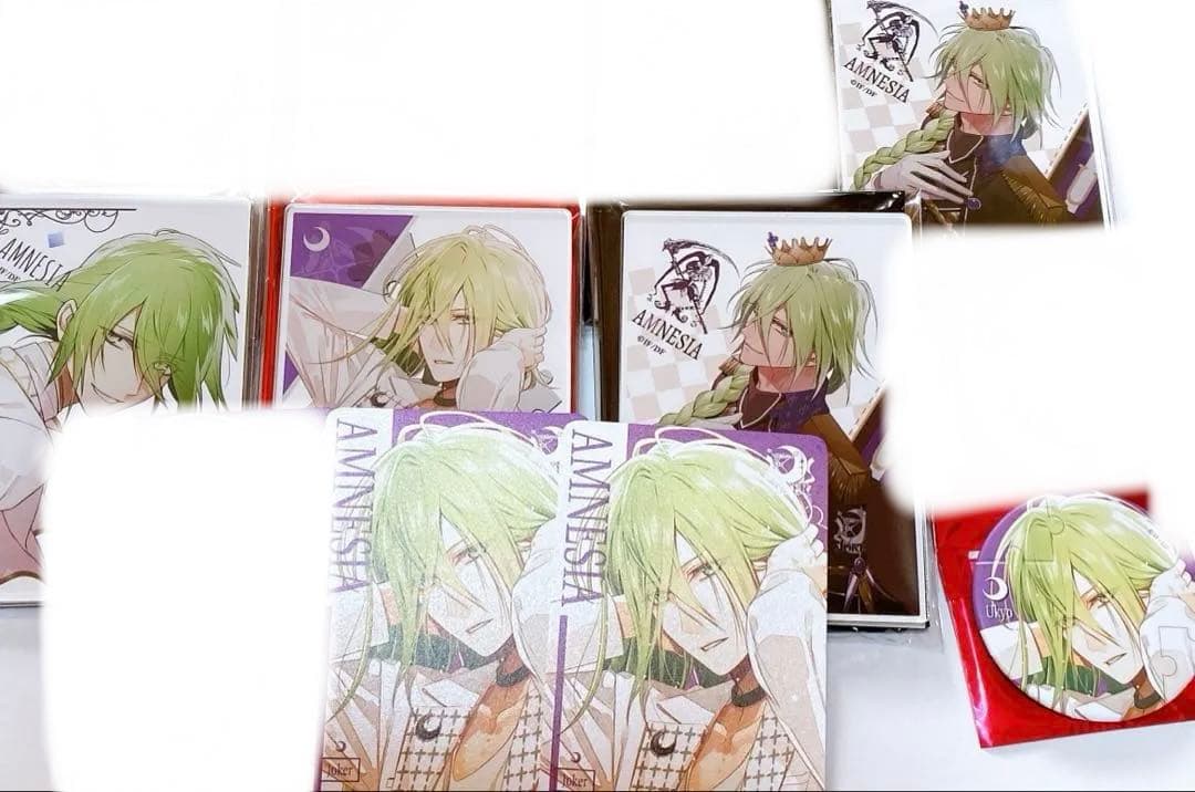 AMNESIA ウキョウ アクリルスタンド マット缶バッジ パルカ