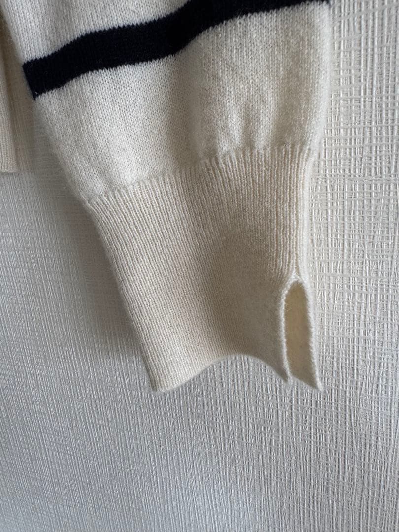 GALERIE VIE スコットランドカシミヤ クルーネックカーディガン