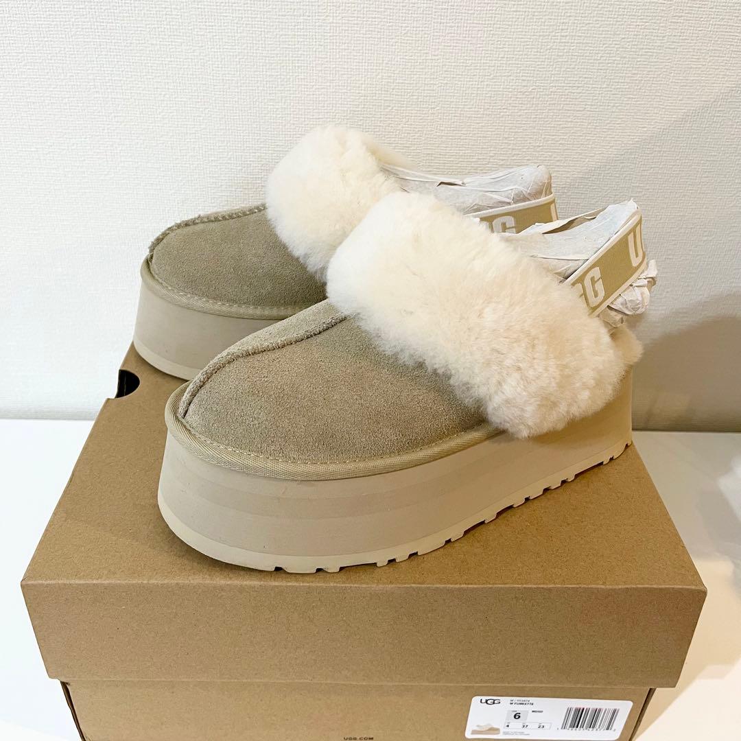 完売品 UGG アグ Funketteファンケット マスタードシード 23cm