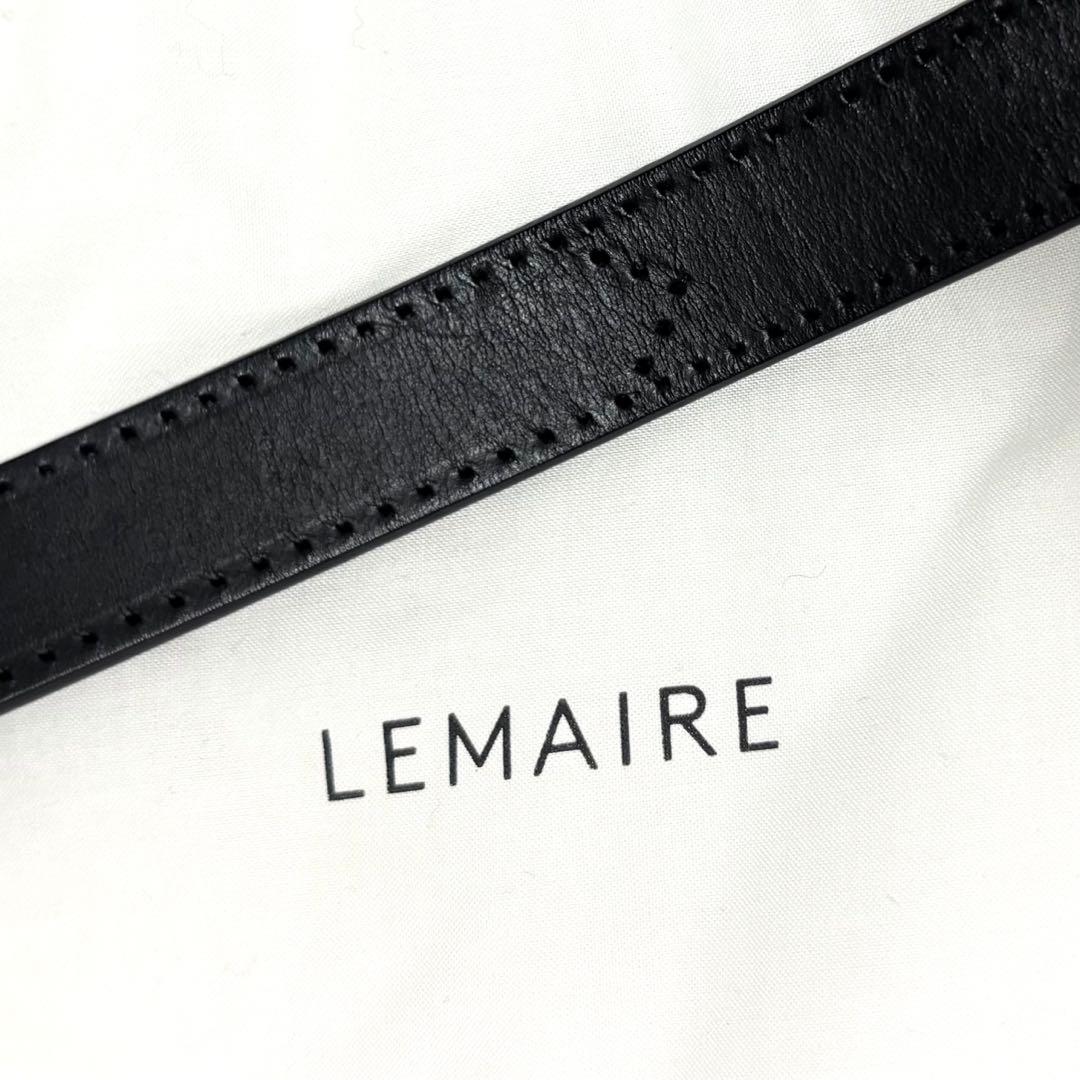 lemaire 革ベルト　黒
