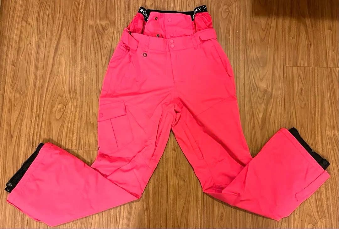 【美品】レディースROXY スノーボードウェア上下セット 女性用　Mサイズ