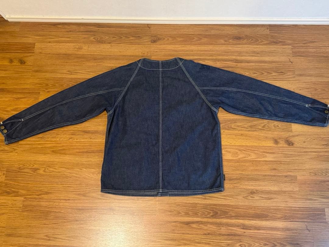NEIGHBORHOOD デニムカバーオール　ノーカラー　ジャケット