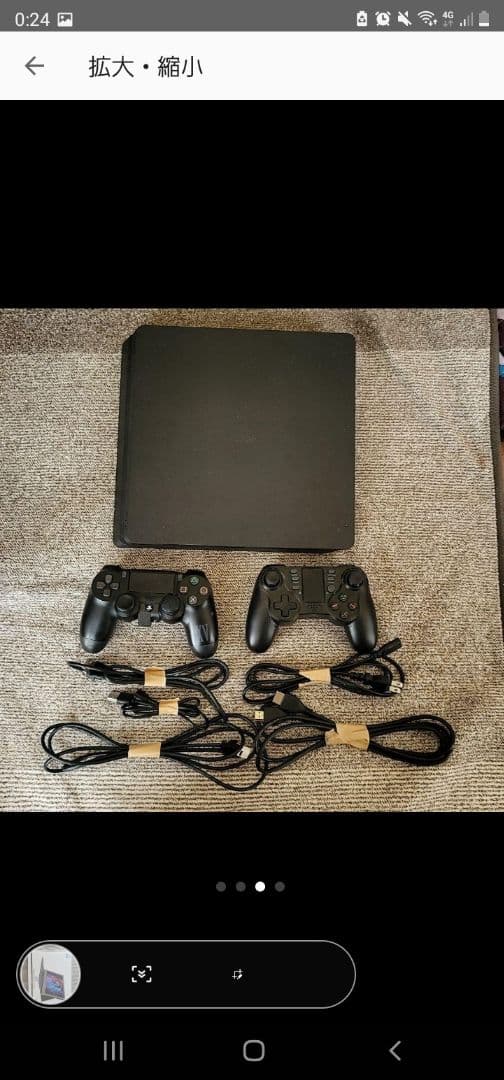 PS４本体　モニター　Razer製イヤホン